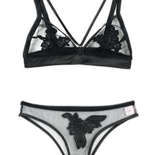 Conjunto de transparencias y bordados Lace - Talla M - Imagen 2